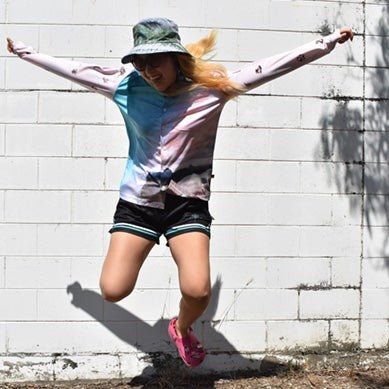 Adult Long Sleeve Button Up Sun Shirt - Sunny Coast - Design Works Apparel - Create Your Vibe Outdoors sun protection