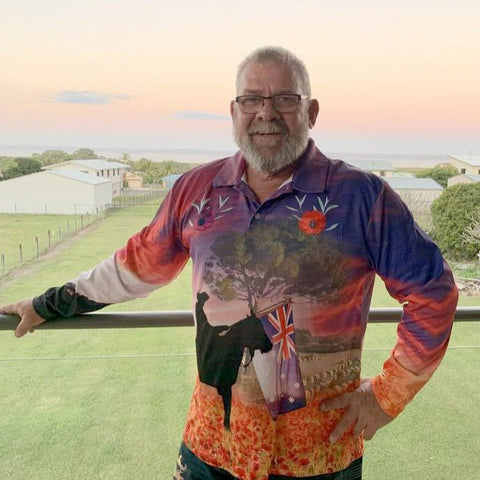 Adult Long Sleeve - Remembrance Anzac Plus Size - Design Works Apparel - Create Your Vibe Outdoors sun protection