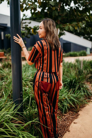 Adult Loose - Fit Sun Safe Pants - Morning Coffee - Design Works Apparel - Create Your Vibe Outdoors sun protection