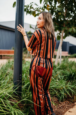 Adult Sun Safe Crop Top - Morning Coffee - Design Works Apparel - Create Your Vibe Outdoors sun protection