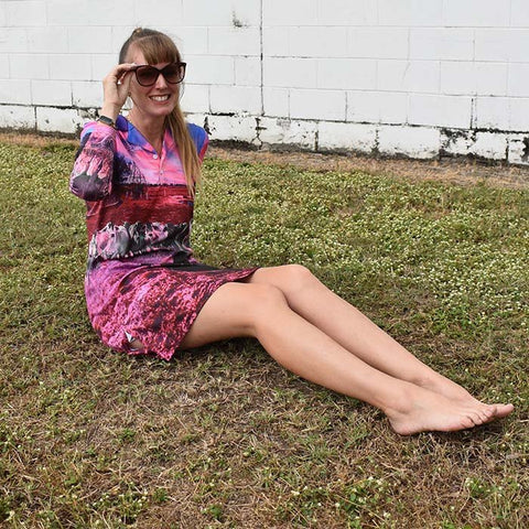 Outdoor Ladies UPF50 Sun Dress - Cowgirl - Design Works Apparel - Create Your Vibe Outdoors sun protection