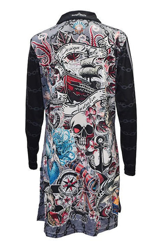 Outdoor Ladies UPF50 Sun Dress - Tattoo - Design Works Apparel - Create Your Vibe Outdoors sun protection