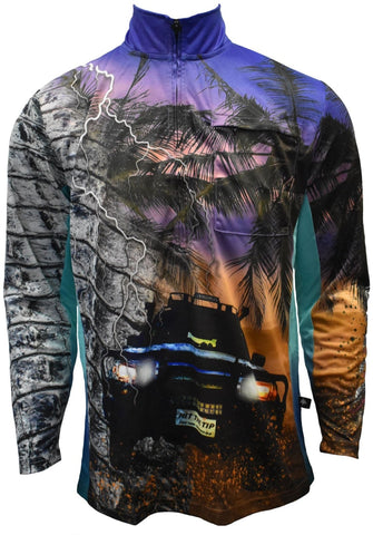 Adult Long Sleeve - Cape York, Hit The Tip Plus Size - Design Works Apparel - Create Your Vibe Outdoors sun protection