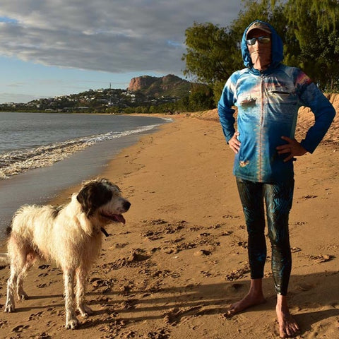 Adult Long Sleeve Fishing Hoodie - Wonky Hole - Design Works Apparel - Create Your Vibe Outdoors sun protection