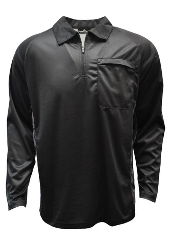 Adult Long Sleeve Fishing Shirt - Sports Black - Design Works Apparel - Create Your Vibe Outdoors sun protection