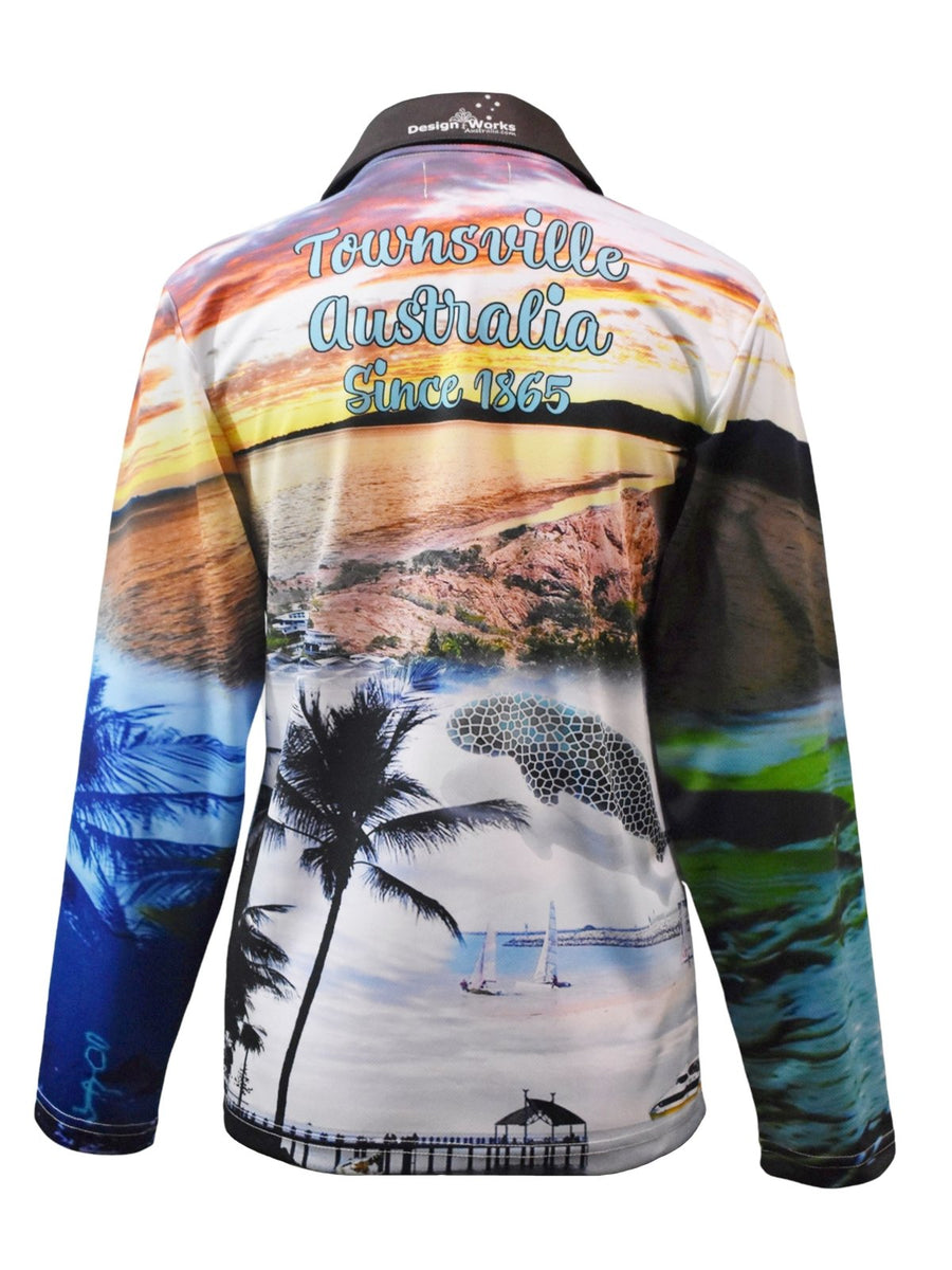 Adult L/S Fishing Shirts Townsville Design Works Apparel Design