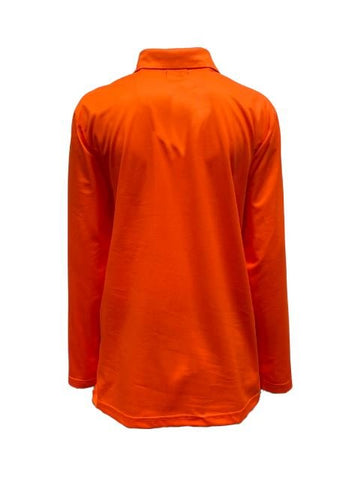 Adult Long Sleeve High Vis Shirt Orange - Design Works Apparel - Create Your Vibe Outdoors sun protection