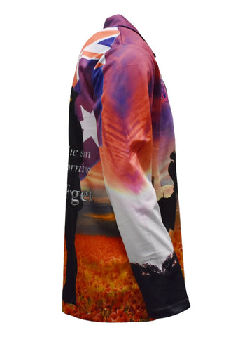 Adult Long Sleeve - Remembrance Anzac Plus Size - Design Works Apparel - Create Your Vibe Outdoors sun protection