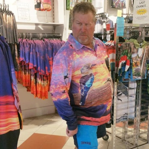 Adult Long Sleeve Sun Shirts - Birds - Design Works Apparel - Create Your Vibe Outdoors sun protection