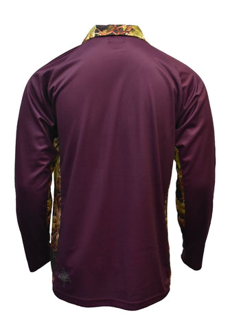 Adult Long Sleeve UV Protective Shirt - Sports Maroon - Design Works Apparel - Create Your Vibe Outdoors sun protection
