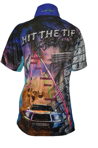 Adult Short Sleeve - Cape York, Hit The Tip - Design Works Apparel - Create Your Vibe Outdoors sun protection