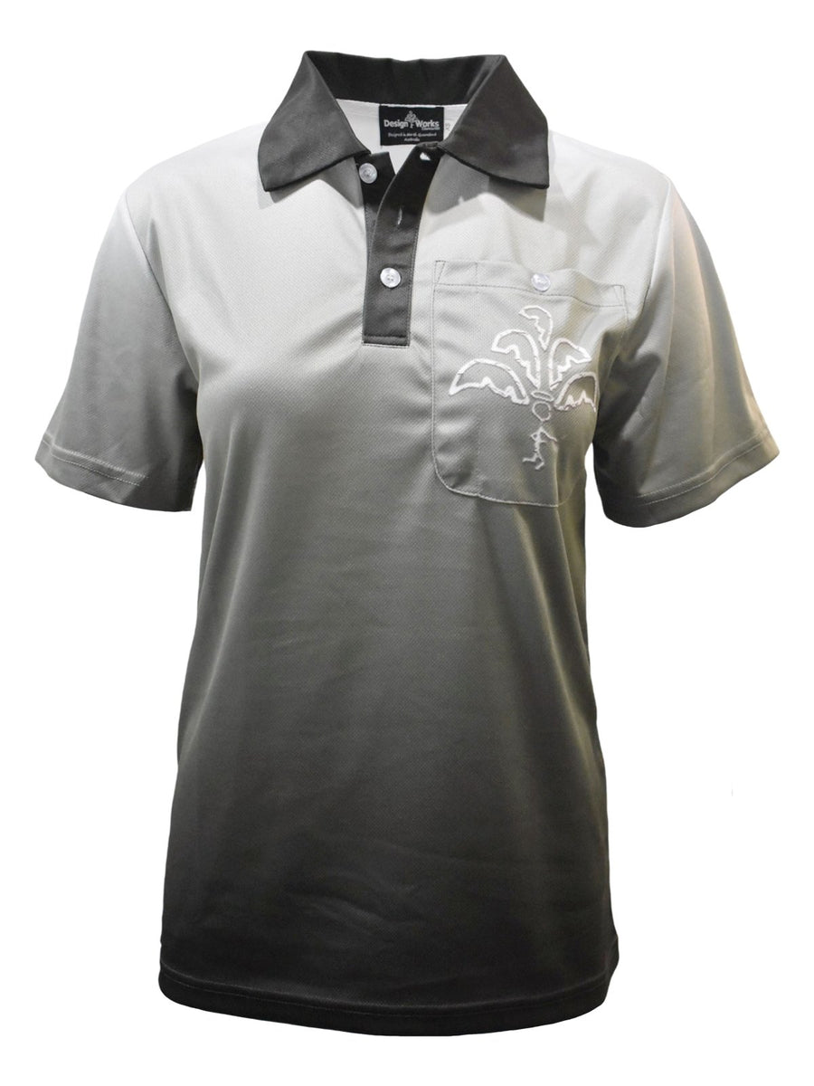 Adult Short Sleeve Sport Fishing Shirt - Plain Grey