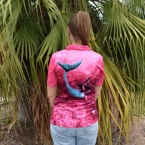 Adult Short Sleeve Sun Safe Shirts - Mermaids - Design Works Apparel - Create Your Vibe Outdoors sun protection