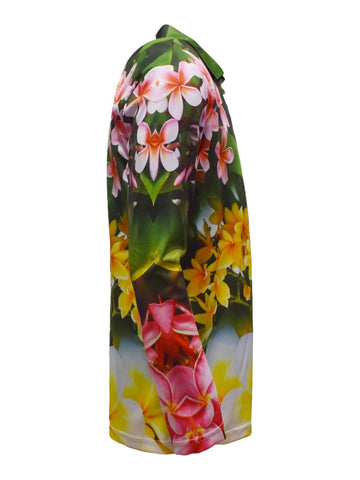 Adult Sun Long Sleeve Tropical Shirts - Frangipani - Design Works Apparel - Create Your Vibe Outdoors sun protection