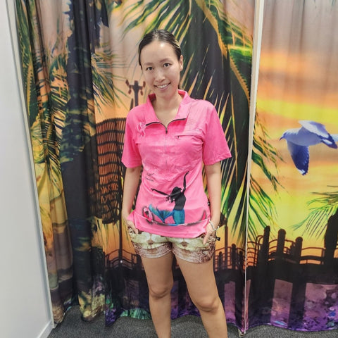 Adult Sun Shirt Short Sleeve - Ladies in Business - Design Works Apparel - Create Your Vibe Outdoors sun protection