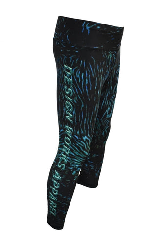Adult UV Protective Fishing Leggings Tights Skins - Deep Sea - Design Works Apparel - Create Your Vibe Outdoors sun protection