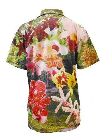 Adult UV Protective Short Sleeve Gardening Shirt - Orchid - Design Works Apparel - Create Your Vibe Outdoors sun protection