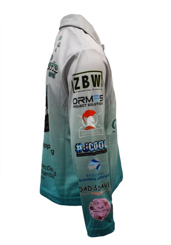 Kids Fishing Shirt - Support Local Townsville - Design Works Apparel - Create Your Vibe Outdoors sun protection