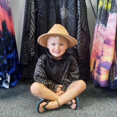 Kids Long Sleeve - Channel Country - Design Works Apparel - Create Your Vibe Outdoors sun protection