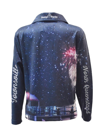 Kids Long Sleeve Fishing Shirts - Night Jetty - Design Works Apparel - Create Your Vibe Outdoors sun protection