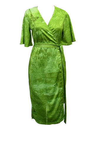 Ladies Sun Safe Outdoor Wrap Dress - Rainforest - Made of Recycled fabric - Design Works Apparel