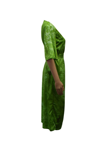 Ladies Sun Safe Outdoor Wrap Dress - Rainforest - Made of Recycled fabric - Design Works Apparel