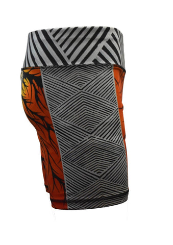 UV Protective Short Leggings/ Bike Shorts/ Skins - Channel Country - Design Works Apparel