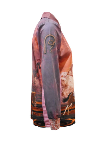 Women's Adult Long Sleeve - Brumby Dreaming - Design Works Apparel - Create Your Vibe Outdoors sun protection