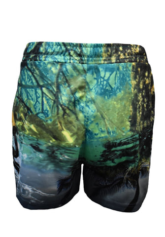 Women's Fishing Shorts - Grab Ya Crab - Design Works Apparel - Create Your Vibe Outdoors sun protection