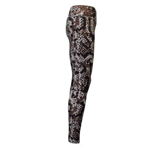 Adult UV Protective Leggings - Snake Skin Camo