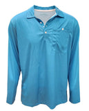 Load image into Gallery viewer, Adult Long Sleeve Fishing Shirt - Teal Blue - Design Works Apparel sun protection