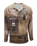 Load image into Gallery viewer, Adult Long Sleeve Sun Safe Shirts - Ned Kelly - Design Works Apparel sun protection
