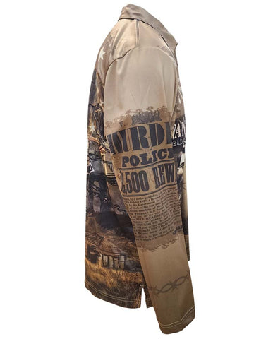 Adult Long Sleeve Sun Safe Shirts - Ned Kelly - Design Works Apparel sun protection