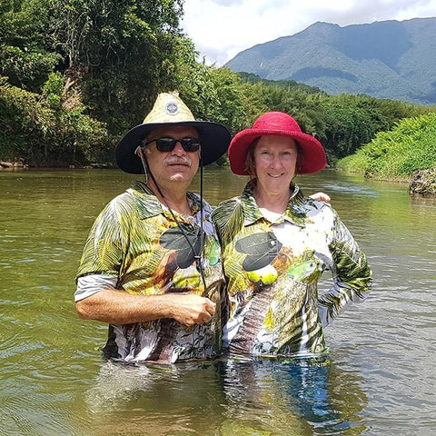 Adult Long Sleeve Tropical Sun Shirts - Tropics - Design Works Apparel - Create Your Vibe Outdoors sun protection
