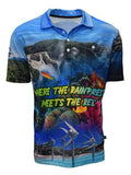 Load image into Gallery viewer, Adult Short Sleeve Sun Safe Fishing Shirt - Cairns - Design Works Apparel - Create Your Vibe Outdoors sun protection