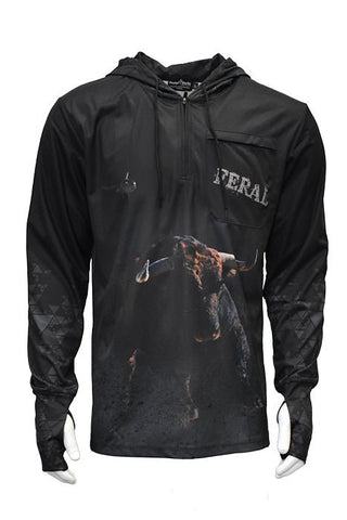 Adult Sun Safe Hoodie - No Bull - Design Works Apparel - Create Your Vibe Outdoors sun protection