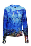 Load image into Gallery viewer, Adult Sun Safe Hoodie - Tropical North - Design Works Apparel - Create Your Vibe Outdoors sun protection