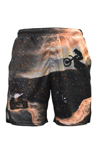 Adult Sun Safe Shorts - Dirt Bikes - Design Works Apparel sun protection