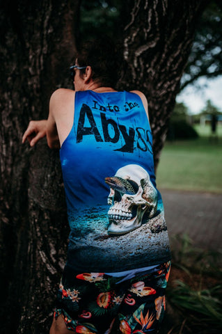 Adult Sun Safe Singlet - Abyss - Design Works Apparel - Create Your Vibe Outdoors sun protection