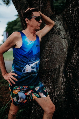 Adult Sun Safe Singlet - Abyss - Design Works Apparel - Create Your Vibe Outdoors sun protection