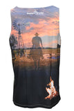 Load image into Gallery viewer, Adult Sun Safe Singlet - Cattle - Design Works Apparel sun protection