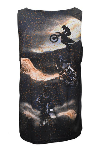 Adult Sun Safe Singlet - Dirt Bikes - Design Works Apparel sun protection