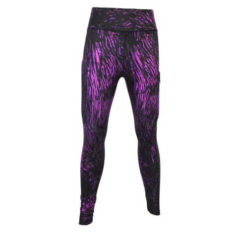 Adult UV Protective Leggings - Deep Sea Purple - Design Works Apparel - Create Your Vibe Outdoors sun protection