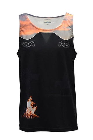 Adult UV Protective Quick Dry Singlets - Cowboy - Design Works Apparel - Create Your Vibe Outdoors sun protection