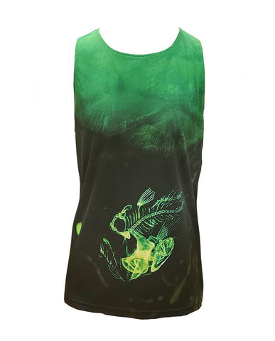 Adult UV Protective Quick Dry Singlets - Dark Glow - Design Works Apparel sun protection