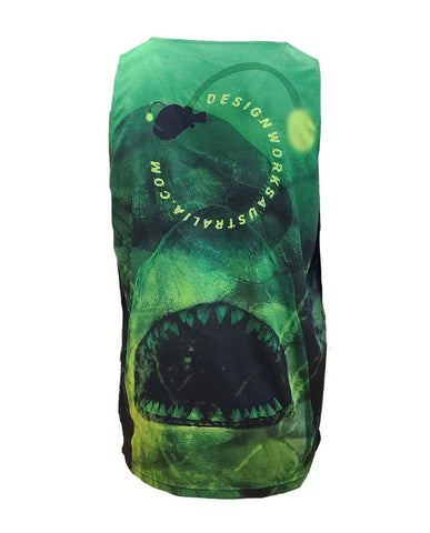 Adult UV Protective Quick Dry Singlets - Dark Glow - Design Works Apparel sun protection