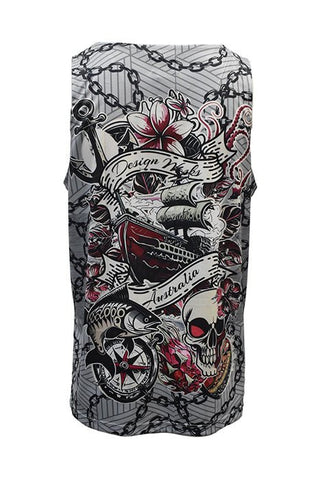 Adult UV Protective Quick Dry Singlets - Tattoo - Design Works Apparel - Create Your Vibe Outdoors sun protection
