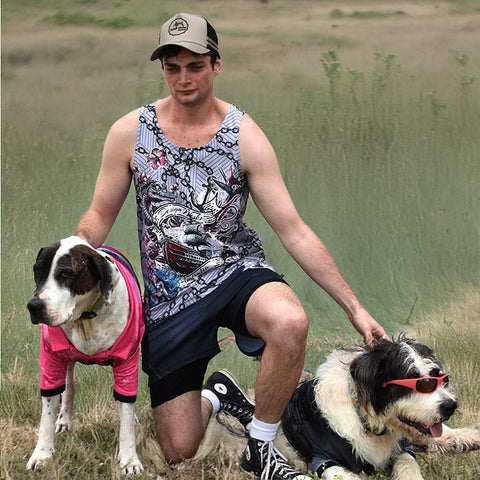 Adult UV Protective Quick Dry Singlets - Tattoo - Design Works Apparel - Create Your Vibe Outdoors sun protection