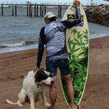 Load image into Gallery viewer, Adult UV Protective Short Leggings - Deep Sea - Design Works Apparel - Create Your Vibe Outdoors sun protection