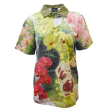 Load image into Gallery viewer, Adult UV Protective Short Sleeve Gardening Shirt - Orchid